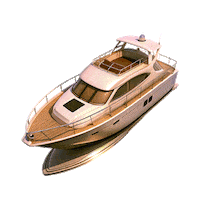 Gold Yacht Sticker by xmtrading