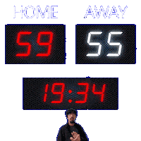 55 Away Sticker