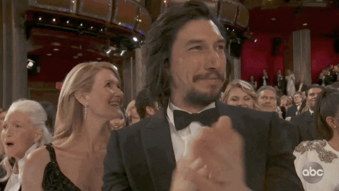 Happy Adam Driver GIF by The Academy Awards