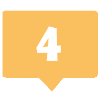 Orange Numbers Sticker by Miss Evangeline