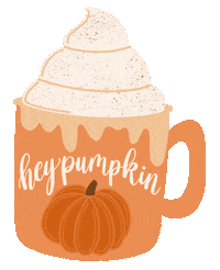 Pumpkin Spice Halloween Sticker by Natalie Tahhan