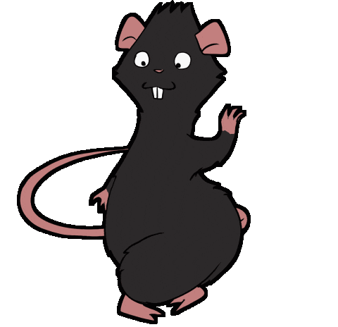Dance Rat Sticker