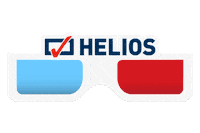 Kino_Helios movie 3d horror cinema Sticker