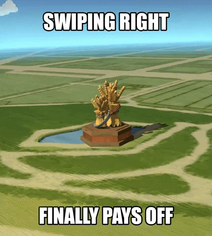 catanworldexplorers giphyupload harvest swipe right wheat GIF