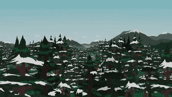 forest trees GIF by South Park 