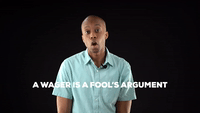 A wager is a fool’s argument