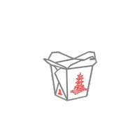 Valentines Day Box Sticker by Qin Oriental Food