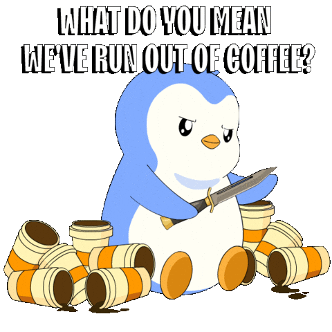 Angry Over It Sticker by Pudgy Penguins