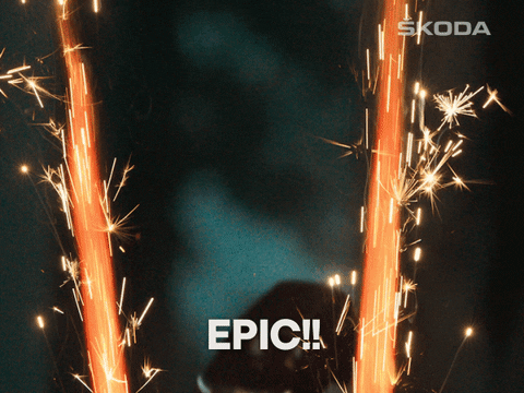 Fire Wow GIF by Škoda Global