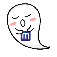 Halloween Ghost Sticker by Magknit