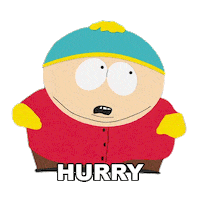 Lets Go Hurry Sticker by South Park