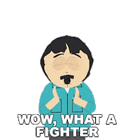 Fighter Wow Sticker by South Park