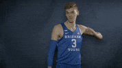 Byu Basketball Gocougs GIF by BYU Cougars