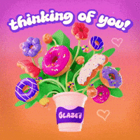 Miss You Flowers GIF by GIPHY Studios 2023