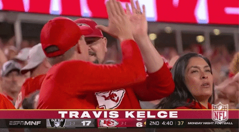 High Five Kc Chiefs GIF by NFL