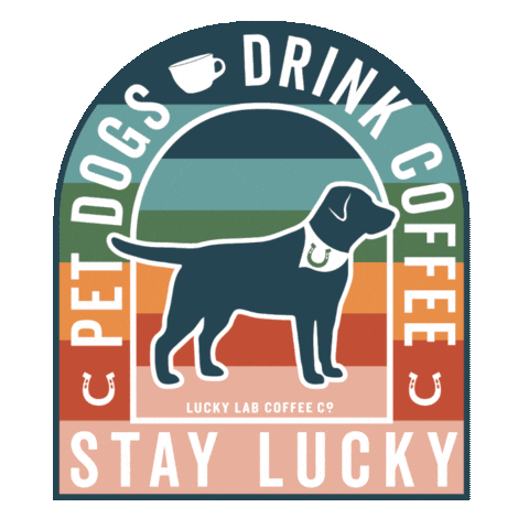 Sticker by Lucky Lab Coffee Co