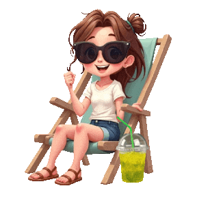 Summer Beach Sticker