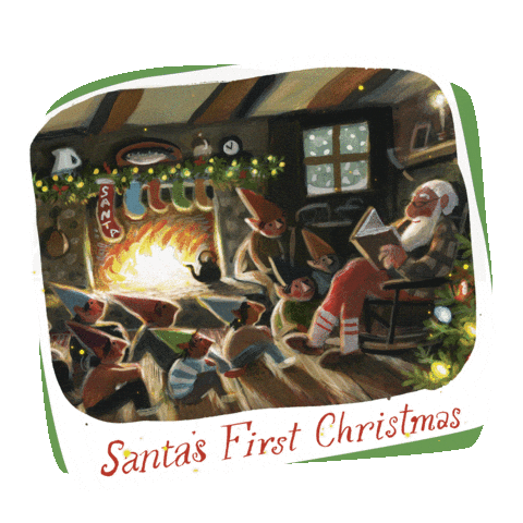 Santa Claus Christmas Sticker by PenguinKids