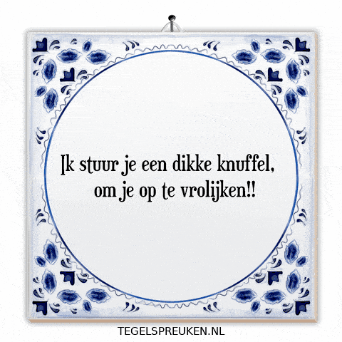 Geluk Gezelligheid GIF by Tegelspreuken.nl