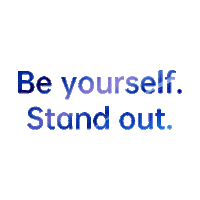 opposg be yourself be you oppo stand out Sticker