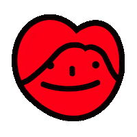 Heart Blinking Sticker