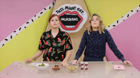 grace helbig eating GIF by This Might Get