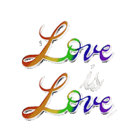 Love Is Love Rainbow Sticker