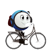 GamePointBingo cycling bicycle bingo binky Sticker