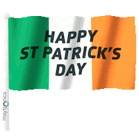 St Patricks Flag Sticker by Maytronics