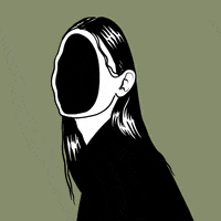 anjaslibar woman face faceoff anjaslibar GIF