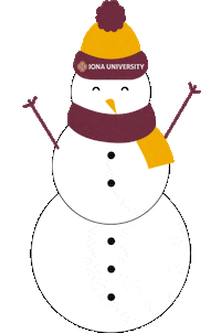 New York Christmas Sticker by Iona University