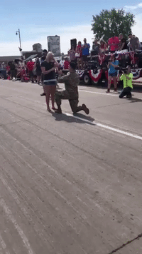 Feel the Fireworks: US Service Member Proposes During Fourth of July Parade in Minnesota