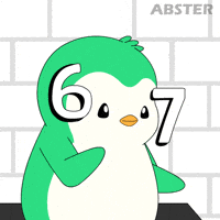 6 7 Penguin GIF by Abster