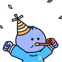 Celebrate Happy Birthday Sticker by Kudaberi