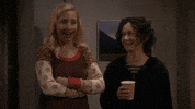 Sara Gilbert Smile GIF by ABC Network