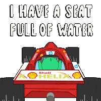 Racing Penguin Sticker by Abster