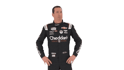 Confused Kyle Busch Sticker by Richard Childress Racing