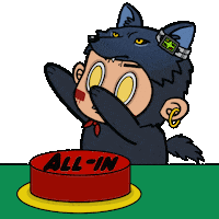 BugCity allin bugcity bugpoly pressbutton Sticker