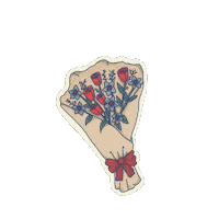 Mothers Day Flower Sticker