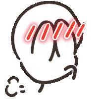 Embarrassed Run Sticker