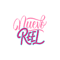 Lettering Reel Sticker