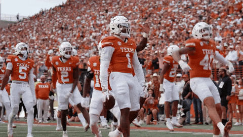 Texas Football Hook Em GIF by Texas Longhorns