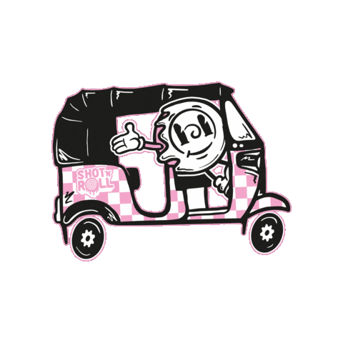 Cinnamon Roll Sticker by SHOT 'N' ROLL