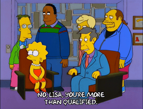 happy lisa simpson GIF