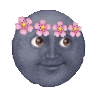 moon flowers STICKER by imoji