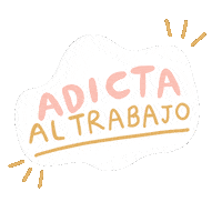 agenciarosa workaholic love work agenciarosa love my work Sticker