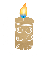 Candle Flame Sticker