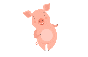 Pig Dancing Sticker by Mercy For Animals