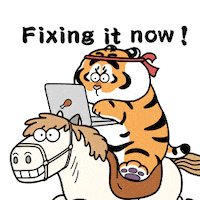 Work Horse Sticker by Bu2ma