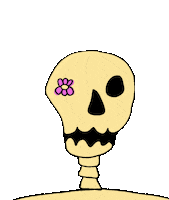 Flower Wink Sticker by cómic sans club*